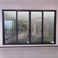 Puertas Corredizas de Aleación de Aluminio Personalizadas, Ventanas de Doble Vidrio para Cocina, Hotel, Sala de Estar y Villa - Antirrobo, Calificadas por Energy Star