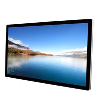 Taşınabilir 32 İnç İç Mekan Duvara Monte Oynatıcı Reklam Makinesi LCD Video Duvar Asma Dijital LCD Ekran Reklam Sistemi