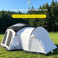 Tente arrière de voiture Factory White Space Fortress, grande, imperméable, pour camping extérieur, abri pour véhicule