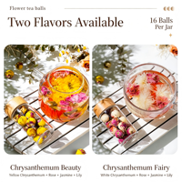 Thé en fleurs Dragon Balls en fleurs, fleurs séchées naturelles chinoises faites à la main, format mini, emballage en bouteille, marque privée, thé aromatisé, vente en gros