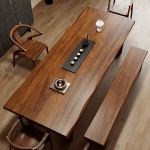 <span class=keywords><strong>Tavolo</strong></span> da Pranzo in <span class=keywords><strong>Legno</strong></span> di Quercia Massiccio con Bordo Naturale, 6 Posti, Personalizzabile, Arredamento Moderno per Casa e Cucina, Direttamente dalla Fabbrica - Product Image 2