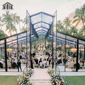 Carpa Vertical de Lujo con Estructura de Aluminio Negro y Cubierta de PVC para <span class=keywords><strong>Bodas</strong></span>, Fiestas, Exposiciones y <span class=keywords><strong>Bodegas</strong></span> - Product Image 3