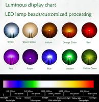 LED SMD Epistar Sanan Chip 0805 clignotante rouge bleu vert RGB pour écran d'affichage publicitaire, durée de vie de 50 000 heures