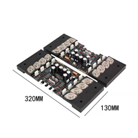 Carte d'amplificateur de puissance pure à tubes scellés en or 90W*2 4B, originale sur semi-conducteurs MJ15024G/MJ15025G et Toshiba MJE15034/MJE15035