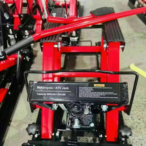 เครื่องยกรถจักรยานยนต์แบบพกพา, อุปกรณ์ยกกรรไกรเหล็กความจุ680กก. ความสูงสูงสุด370มม. - Product Image 6