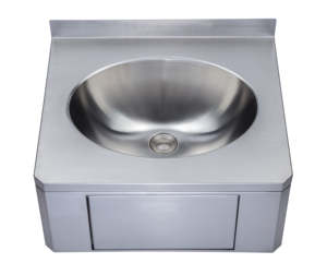 Промышленная раковина из нержавеющей стали 304 с наклонной ручкой, настенная, для коммерческого использования, для улицы - Product Image 1