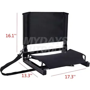 Mydays Tech In Stock Steel Stadium Seats Cushions For Bleachers Chair With Back Support