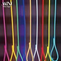 Lettres lumineuses LED 3D en néon pour l'extérieur, pour les entreprises, les écoles, les centres commerciaux, la décoration et la publicité, étanches IP65, bandes LED (personnalisables)