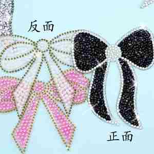 Nouvelle applique thermocollante brillante et colorée en strass pour la décoration de vêtements et de sacs - Product Image 2