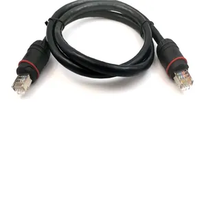 Cat6e Konektor Rj45, Luar Ruangan Tahan Air Kabel Konektor Ethernet Rj45 Sistem Konektor Ethernet