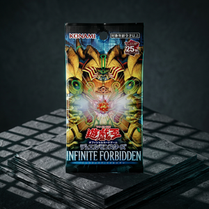 การ์ดสะสมยูกิโอ้ TCG ฉบับ The Infinite Forbidden INFO บูสเตอร์บ็อกซ์ 30 ซอง ซีล ของแท้ สำหรับสะสม เล่นดวล ยี่ห้อโคนามิ ขายส่ง - Product Image 1