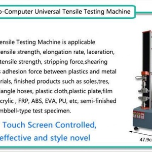 Laboratory Carbon Fiber Nonwoven Fabric Universal Tension Tensile <b>Strength</b> Machine JINDUN Model 102 200kg Capacity 1% Resolution - Product Image 5