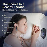 Masseur auriculaire à micro-courant portable, force de massage réglable, appareil de relaxation portable pour soulager la pression mentale