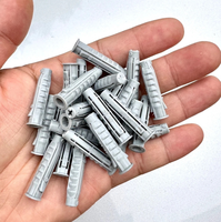 Chevilles d'expansion en plastique antidérapantes en forme de tétraèdre, fixations murales en nylon pour l'installation de supports de télévision et d'armoires