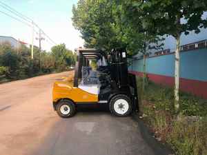 Diskon besar baru 3.5 Ton 4 roda Forklift elektrik peralatan angkat keseimbangan bertenaga baterai untuk ritel - Product Image 6