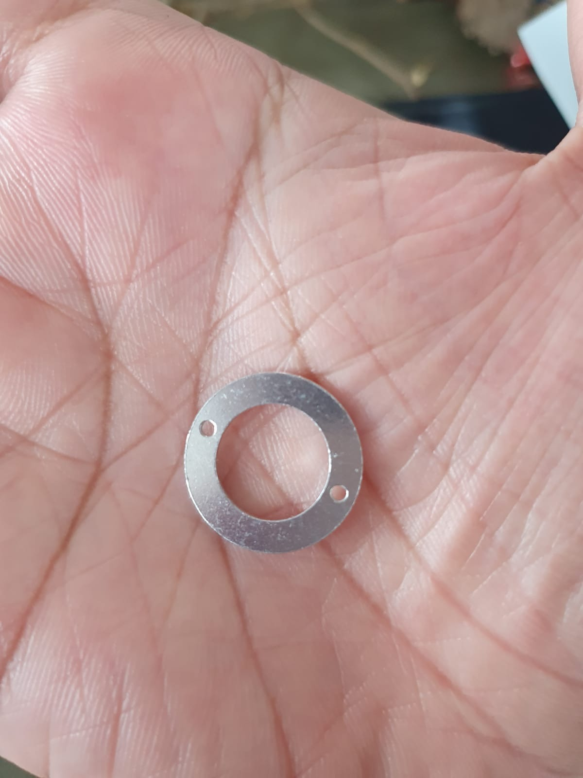 common rail injector 2 holes aluminum gasket 093245-0040 diesel injector pump washer shim 093245-0040 19*12*1MM 0932450040