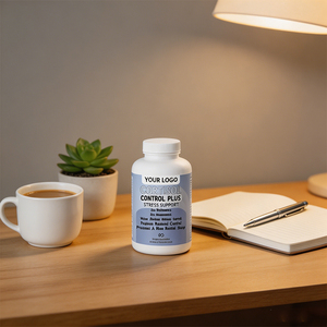 Suplementos Herbales Ashwagandha para el Cortisol, Apoyo para un Sueño Reparador, Alivio del Estrés, para Adultos, 90 Cápsulas, Suministro para 30 Días - Product Image 1