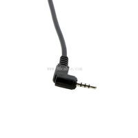 Rockswlowtech — câble Audio Jack vers mâle en Nickel plaqué, prise Aux, 90 degrés, cordon auxiliaire de 30cm, 3.5-3.5mm, pour voiture