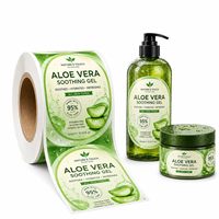 Étiquettes personnalisées autocollantes pour cosmétiques, logo de marque, vinyle PVC imperméable, dorure à chaud, emballage, impression d'étiquettes pour soins capillaires