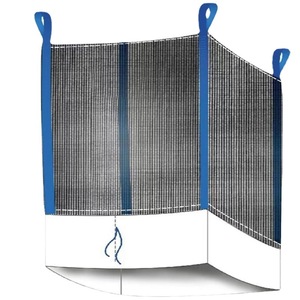 Sacs à bois européens suédois finlandais de 1 tonne, respirants, à mailles quadrangulaires, à double fond, anti-UV, avec logo imprimé - Product Image 5