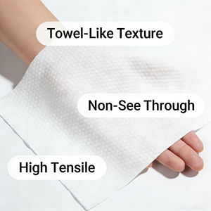 Lenços de Limpeza Corporal Grandes de 80gsm Personalizados, Lenços Descartáveis para Banho Sem Enxágue para Academia, Hospital e Higiene Pessoal - Product Image 2