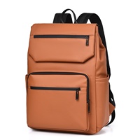 Nouveau style de sac à dos pour homme, décontracté, pour les voyages en plein air, avec matériau PU, harnais rembourré, sac à dos scolaire tendance