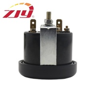 ZJY 174113909443 52mm Voltmeter Universal Baru 12V Rentang 0-16Volt Warna Hitam