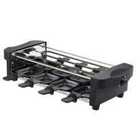 Grill électrique réglable 1200W, plaque en aluminium avec surface antiadhésive PTFE, raclette, teppanyaki, cuisson haute efficacité, 220-240V, garantie 1 an