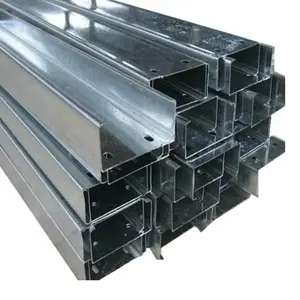 Light Weight Perforated Galvanized C Purlins Cold formed Steel C Channel