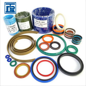 Jeu <span class=keywords><strong>de</strong></span> 5 joints d'étanchéité pour pistons hydrauliques TONGDA KDAS DAS, en NBR, PU, POM, pour vérins hydrauliques à <span class=keywords><strong>double</strong></span> action - Product Image 5