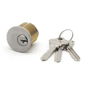 Residential Door Lock Cylinder Variety of Cams Master Key Round Lock Core brass Lock Cylinder