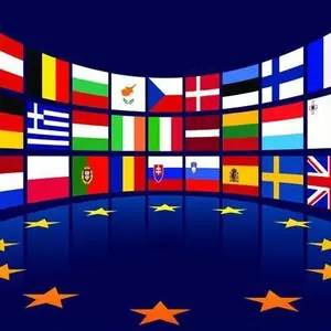 야외 영국 프랑스 독일 등 유럽 배지 자수 패브릭 패치 서유럽 동유럽 깃발 핀