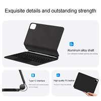 Sihirli klavye kapak için Xiaomi Pad 7 2024 Mi ped 7 Pro 11.2 "kılıf akıllı yüzer tasarım arka klavye kapak Funda