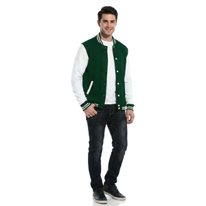 Full Length Outwear Casual Windproof Men Varsity Jacket Fully Customized Embroidered Logo Men Varsity Jackets - Product Image 1