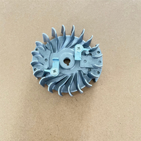 Set Koil Pengapian dan Flywheel Gergaji Rantai 2500 25.4cc Suku Cadang Gergaji Mini untuk Kebun 2500 Set Koil Pengapian dan Flywheel