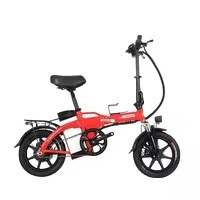 Vélo électrique pliable 14 pouces, moteur sans balais 350W, batterie au lithium, pliable, pour les déplacements urbains - Product Image 4