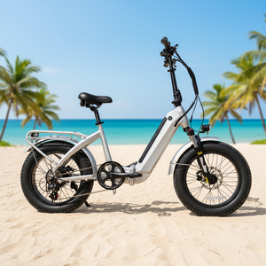 Vélo électrique tout-terrain pliable avec cadre rabattable, fournisseur OEM Chine - Product Image 1