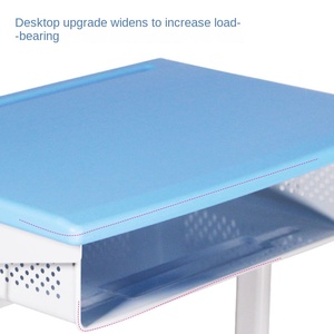 Silla de Escritorio para Aula de Primaria, Mesa de Estudio para Niños, Mesa de Escritura Ajustable en Altura, Metálica, Moderna, PT-307A, para Escuela - Product Image 4