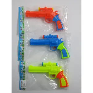 Pistola de água de plástico colorido, durável, brinquedos para crianças