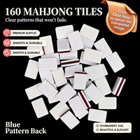 2026 Skithemen-Kollektion Amerikanisches Blaues Mahjong-Set 3-Schicht-Set Luxus-Mahjong-Set Geburtstags- oder Familiengeschenke