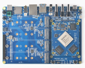 CM3588Plus Industrial Commercial Development Board Kit <b>16GB</b>+256GB RK3588 SBC4x PCIe3.0 8K Support <b>16GB</b>+256GB RK3588 SBC4x - Product Image 2