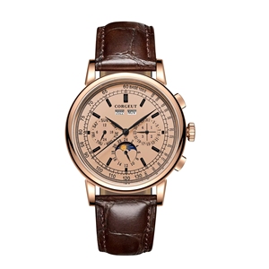 CORGEUT Orologio da Uomo di Lusso con Fasi Lunari 42mm, Movimento Seagull ST1655, Orologio Meccanico Automatico Elegante con Logo Personalizzato - Product Image 1