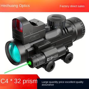 레이저 새총 장난감 액세서리가있는 <span class=keywords><strong>4x</strong></span> 알루미늄 방수 C4X32 프리즘 HD107/R JG5/G 돋보기 - Product Image 3