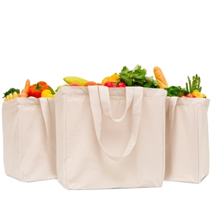 Bulk Supply for Retail Chains And Supermarket Vietnam Manufacturer <b>Canvas</b> Shopping Bag Eco Friendly Reusable Cotton Tote - Product Image 1