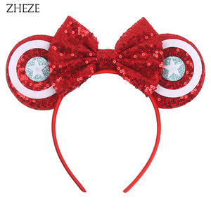 Bandeau d'oreilles de <span class=keywords><strong>souris</strong></span> de cosplay Shield, bandeau unisexe à la mode pour les fêtes, accessoires de cheveux de la série <span class=keywords><strong>Super</strong></span> héros pour l'automne - Product Image 5