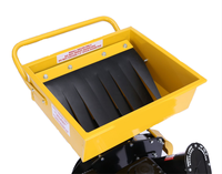 Couleurs personnalisées 212cc moteur Ducar Machine de jardin Mini broyeur de bois