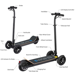 Pas cher 450W moteur pliable mini <span class=keywords><strong>micro</strong></span> <span class=keywords><strong>3</strong></span> <span class=keywords><strong>roues</strong></span> scooter adulte électrique prix chine - Product Image 6