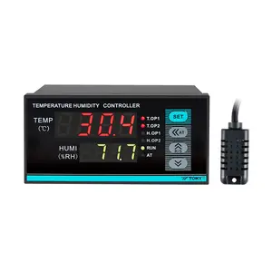 Máquina termostato de regulación, controlador de temperatura Digital Rs485 Pid con temporizador