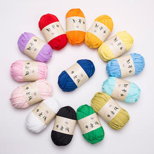 Vendedor caliente hecho a mano <span class=keywords><strong>de</strong></span> <span class=keywords><strong>ganchillo</strong></span> Amigurumi Hilo <span class=keywords><strong>De</strong></span> <span class=keywords><strong>Trapillo</strong></span> bolsa <span class=keywords><strong>de</strong></span> punto teñido poliéster espagueti camiseta hilo reciclado bolsa <span class=keywords><strong>de</strong></span> punto - Product Image 2