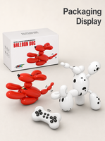 2,4G Intelligenter Programmierbarer RC-Ballonroboter-Hund Spielzeug Sofort Einsatzbereit für Kinder Innen-/Außenbereich